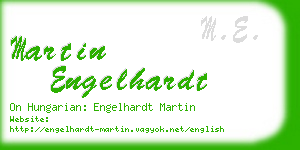 martin engelhardt business card